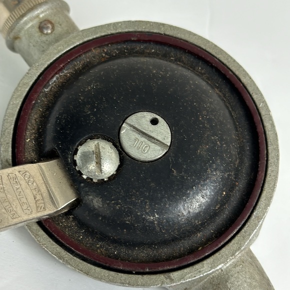 Vtg Stanley 100 Plus Hand Crank Drill USA 1610 eggbeater style tool garage cave - Picture 7 of 11